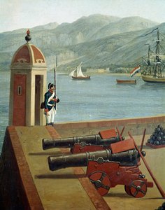 Veduta delle fortificazioni militari del porto di Reggio Calabria (dettaglio)