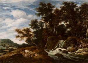 La cascata da Jacob van Ruisdael