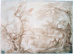 Paesaggio invernale, c1565-1602