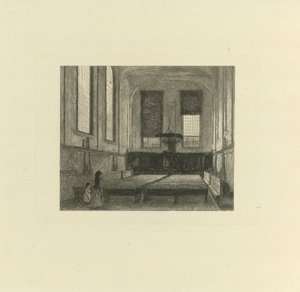 Interno della Chiesa Mennonita a Utrecht da Jacob Taanman