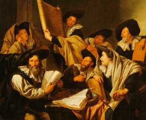 Una disputa rabbinica da Jacob Toorenvliet