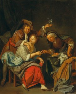 Scena di bordello da Jacob Toorenvliet