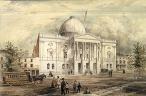 Tribunale della contea, Brooklyn, 1863 da Jacob Wells