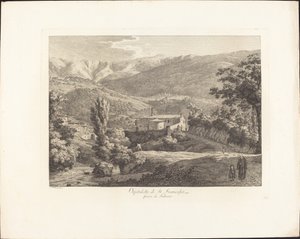 Ospitaletto di San Francesco, fuori di Subiaco da Jacob Wilhelm Mechau