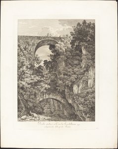 Ponte Antico a Cività Castellana, Volgarmente Detto Ponte Terano da Jacob Wilhelm Mechau