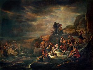 Il passaggio del Mar Rosso da Jacob Willemsz de Wet or Wett
