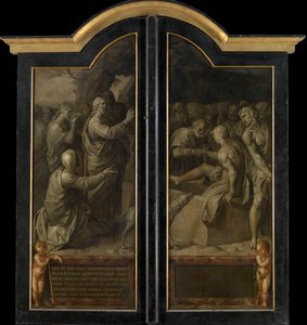 La resurrezione di Lazzaro (pannelli esterni chiusi)