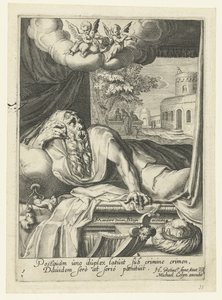 Davide come peccatore pentito da Jacob de Gheyn (II) (workshop of)
