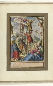 Deposizione dalla croce (serie: Passione di Cristo) da Jacob de Gheyn (II)