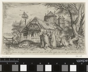 Paesaggio con Rom presso una fattoria (Paesaggi) da Jacob de Gheyn (II)
