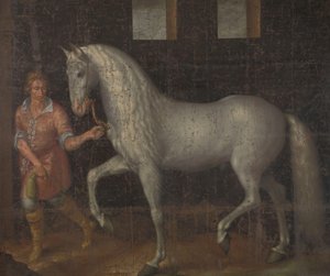 Cavallo da guerra spagnolo catturato da Lodewijk Gunther van Nassau dall