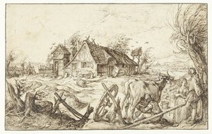 La fattoria (La vita in campagna) da Jacob de Gheyn (II)