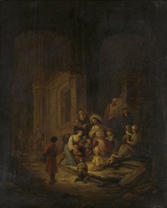Cristo benedice i bambini da Jacob de I Wet