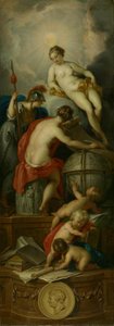 Allegoria sulla stesura della Storia da Jacob de Wit