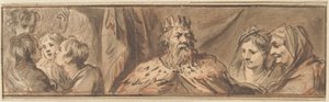 Figura del re e i giovani nella fornace da Jacob de Wit