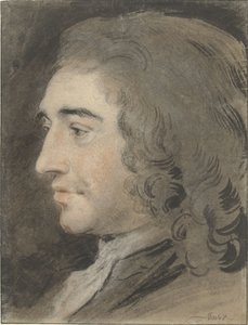 Ritratto di uomo, verso sinistra da Jacob de Wit