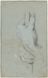 Studio di due mani che stringono un bastone da Jacob de Wit