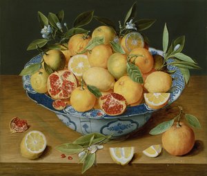 Natura morta con limoni, arance e un melograno, c. 1620-1630 da Jacob van Hulsdonck