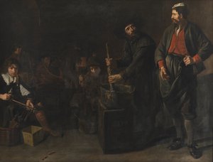 Una fabbrica di vetro e corallo