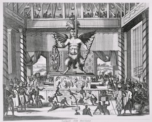 Dio messicano Huitzilopochtli, da 