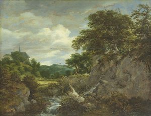 La Chiesa sulla Collina da Jacob van Ruisdael