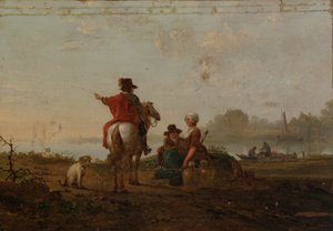 Paesaggio olandese con figure da Jacob van Strij