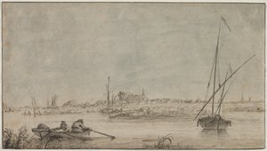 Veduta di Dordrecht dal Fiume, 1775-1815
