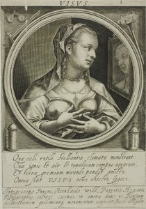 La vista, piatto unico de I cinque sensi da Jacob van der Heyden