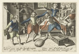 Festa degli studenti da Jacob van der Heyden