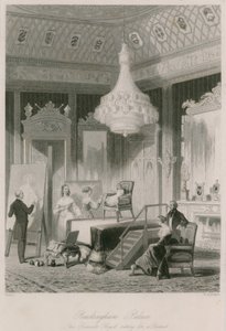 La Principessa Reale seduta per un ritratto a Buckingham Palace da Jacob van der Heyden