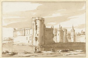 Veduta del castello di St. Aldegonde a West-Souburg da Jacob van der Ulft (attributed to)