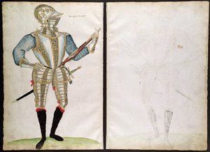 Armatura per Sir John Smith, da un album di armature elisabettiane