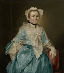 Ritratto di Elisabeth Troost (1730-1790) da Jacobus Buys (signed by artist)