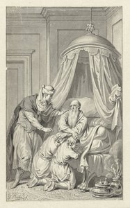Giacobbe benedice Manasse e Efraim da Jacobus Buys