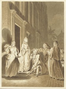 Scena da Lubbert Lubbertse, o il contadino nobilitato da Jacobus Buys