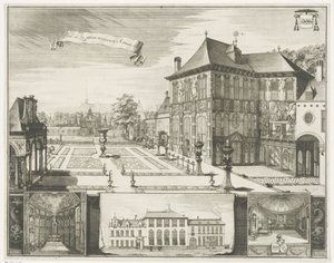 Veduta della casa di Rubens ad Anversa da Jacobus Harrewijn