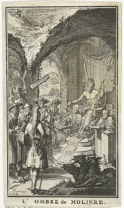 Molière davanti ai giudici di Plutone