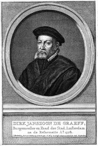 Dirk Janszoon de Graeff, sindaco di Amsterdam del XVI secolo, XVIII secolo da Jacobus Houbraken