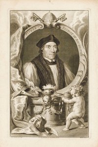 John Fisher, vescovo di Rochester, c.1760 (incisione) da Jacobus Houbraken