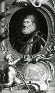 Ritratto di Charles Howard, Conte di Nottingham, illustrazione da 