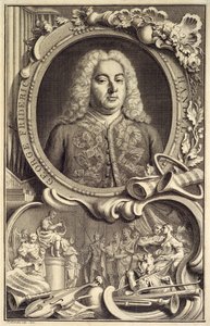 Ritratto di G.F. Handel, con titolo 