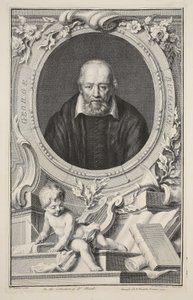 Ritratto di George Buchanan, dopo Frans Pourbus, illustrazione da 