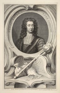 Ritratto di Henry Boyle, Lord Carleton, illustrazione da 