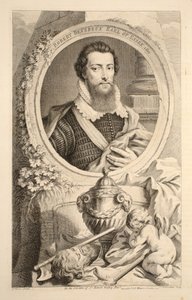 Ritratto di Robert Devereux, conte di Essex, 1601, illustrazione da 