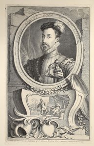 Ritratto di Robert Dudley, Conte di Leicester, illustrazione da 