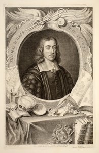 Ritratto di Thomas Willis, M.D., illustrazione da 