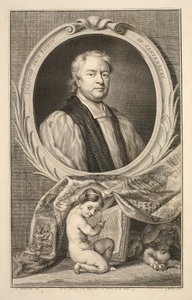 Ritratto di Tillotson, Arcivescovo di Canterbury, illustrazione da 
