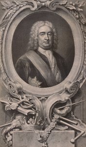 Sir Robert Walpole, statista inglese e Primo Ministro, ca 1746 da Jacobus Houbraken