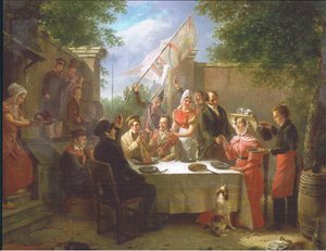 Il banchetto di nozze da Jacob Joseph Eckhout