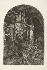 Bosco con ruscello da Jacobus Ludovicus Cornet